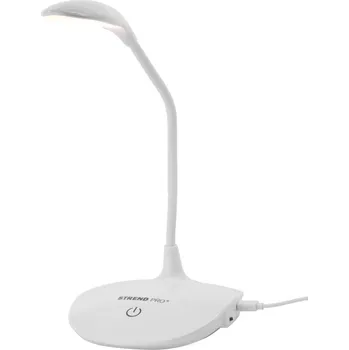 Lampička Lampa Strend Pro, stolní, LED, volba intenzity světla, USB, 2 W, bílá
