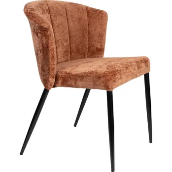 Jídelní židle Světle hnědá čalouněná jídelní židle DUTCHBONE GEORGIA