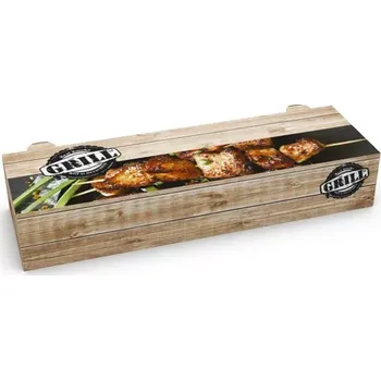 Jednorázové nádobí Gastro obaly Hliníková papírová krabička na bagetu /hot-dog 24,5x7,5x4,5cm (min. počet 175ks)