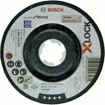 Příslušenství k nářadí Bosch Expert for Metal X-LOCK Kotouč hrubovací(125×6mm)