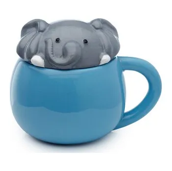 Keramický hrnek s víčkem Adoramals Slon