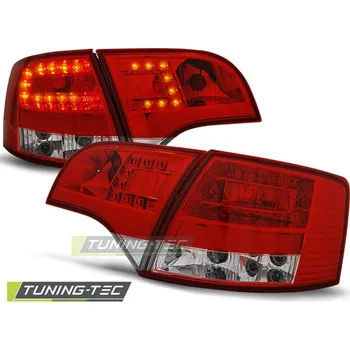 Autodíl Tuning-Tec Zadní čirá LED světla Audi A4 Avant (2004 - 2008) - červené