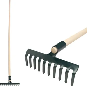 Hrábě Hrábě R105, 10 zubé, zahradní s násadou 160 cm