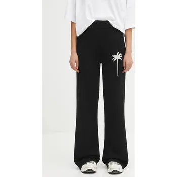 Dámské kalhoty Kalhoty s příměsí vlny Palm Angels Palms Knit, M, černá, 99X