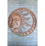 Kovová dekorace - SLUNÍČKO MĚDĚNÉ