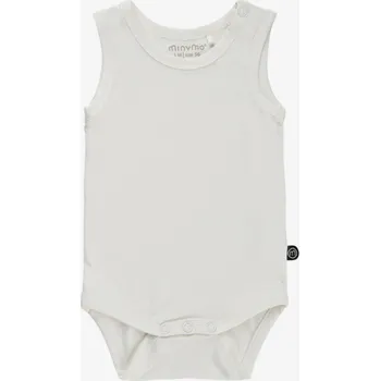Kojenecký body Dětské body bez rukávu z bambusu krémové MINYMO Velikost: 92