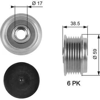 Předstihová spojka GATES OAP7063