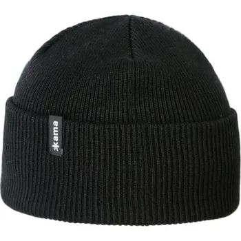 Sušička Kama pletená Merino čepice LA05 110 - černá UNI