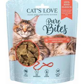 Pamlsek pro kočku Cat's Love Pure Bites hovězí maso, 40 g