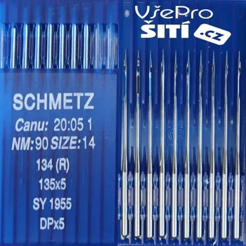 Příslušenství k šicímu stroji Jehla 134/90, 135x5, 135x7, DPx5 - Šedá, 90