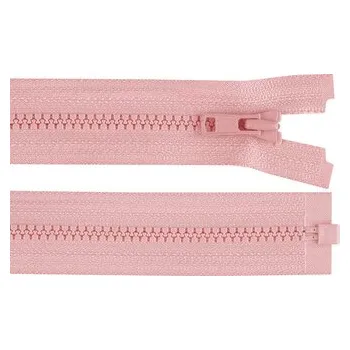 Zip Kostěný zip YKK No 3 délka 55 cm - 1 ks - 811 růžová sv.