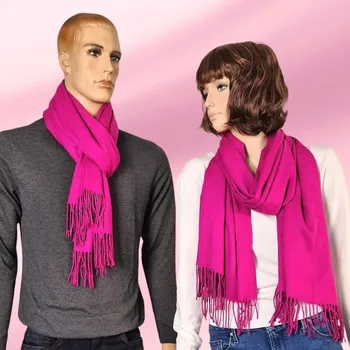 Šála Classic Scarf Kašmírová šála fialová