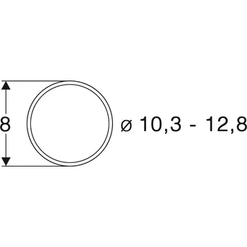 Modelová železnice H0 - bandáže na dvojkolí 10,3-12,8 mm, 10ks / ROCO 40069