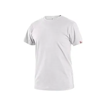 pracovní tričko Tričko CXS NOLAN, krátký rukáv, bílé, vel. 3XL