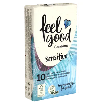 Kondom feelgood «sensitive» extra lubricated condoms 10 pcs