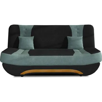 Pohovka Rozkládací pohovka EWA II 189 cm Soro 100/Soro 34 černo-zelená