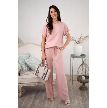 Dámská halenka Hajdan halenka 1230 - pudrová, M (Dámská halenka s krátkým rukávem)