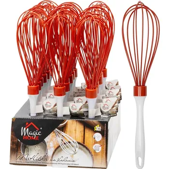 Metlička MagicHome, ke šlehání, silikonová, Sellbox 18 ks