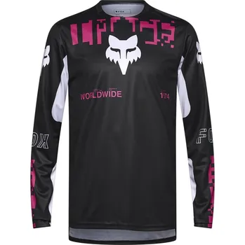 cyklistický dres Dres - FOX Ranger Ls Digi Image 2025 - Black M