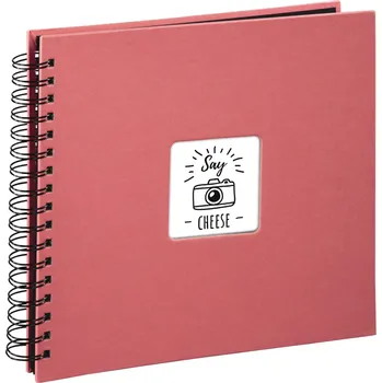 Fotoalbum Hama album klasické spirálové FINE ART 28x24 cm, 50 stran, flamingo 2556