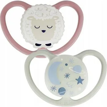 NUK 739658 VESMÍRNÁ NOC SILIKONOVÉ ZKLIDŇUJÍCÍ TAT 18-36 2KS/PUD