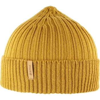 Praní a péče o prádlo Kama pletená Merino čepice A177 102 - žlutá UNI