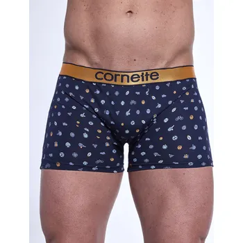 Pánské spodní prádlo Cornette boxerky HE 508/157 - tm. modrá, S (Pánské boxerky Cornette High Emotion 508/157)