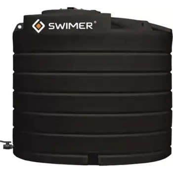 nádrž Nádrž na dešťovou vodu 3500 litrů SWIMER RAIN WATER, černá