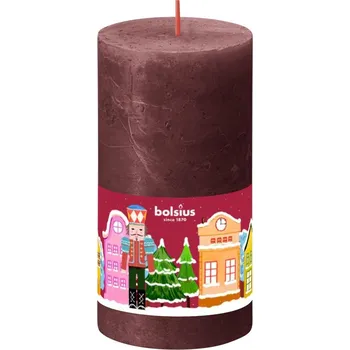 Svíčka Svíčka Bolsius Louskáček, válec, vánoční, 54 hod., 68x130 mm