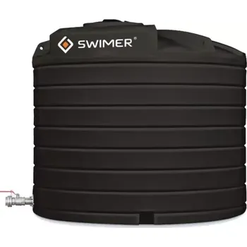 nádrž Nádrž na dešťovou vodu 7500 litrů SWIMER RAIN WATER, černá