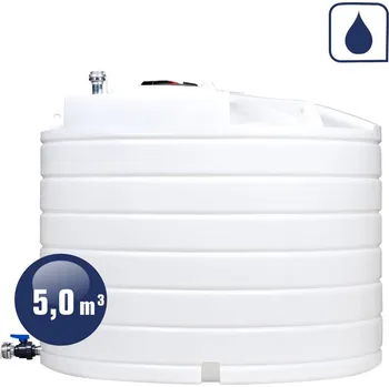 nádrž Nádrž na dešťovou vodu 5000 litrů SWIMER - bílá
