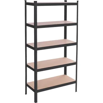 Dílenský regál Kovový regál 150x75x30 cm, 5 polic SPRINGOS HA5261