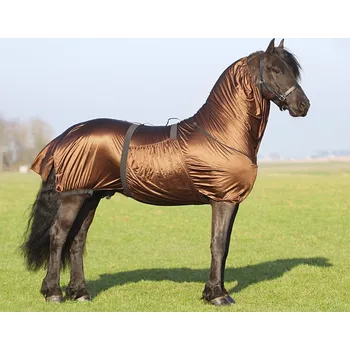 Deka pro koně QHP Deka proti hmyzu Eczema Friesian QHP, brown Délka zad: 175 cm
