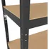 Dílenský regál Kovový regál Economy 70 x 30 x 150 cm 4 police černý