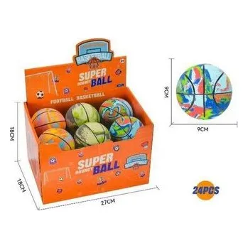 Hra na zahradu Piłeczka basketball 9cm mix