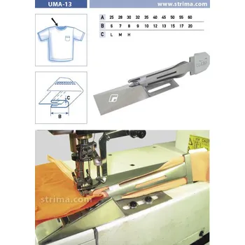 Příslušenství k šicímu stroji Texi Lemovač oboustranný pro šicí stroje UMA-13 30/8 M