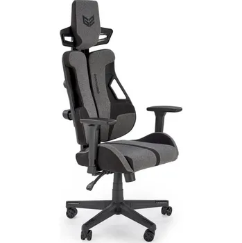 Herní židle Herní židle NITRO II — látka, šedá / černá