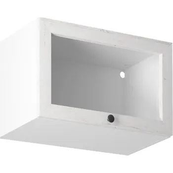 Kuchyňská linka MISAEL horní vitrína G60KSN, korpus bílý, dvířka borovice andersen + vyzvednutí ZDARMA