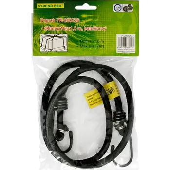 Upínací popruh Guma upínací Strend Pro LB341, 8 mm, 1x 100 cm, s ocelovými háčky