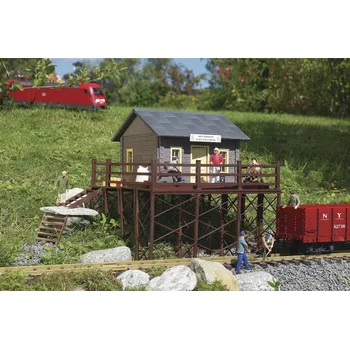 Modelová železnice Kancelář s rampou G - Piko 62112 (Zahradní železnice)