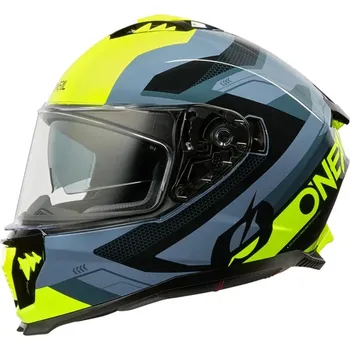 Helma na motorku Přilba na silniční moto - O´NEAL Challenger EXO - černá/šedá/žlutá M