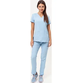 Dámský overall Dámské lékařská souprava Uniforms World 109PSX Shelly Classic (kalhoty Yucca) modrá