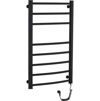 Radiátor CERANO Elektrický sušák ručníků Luca černá matná 860x550 mm LIV-EG-8-55-X