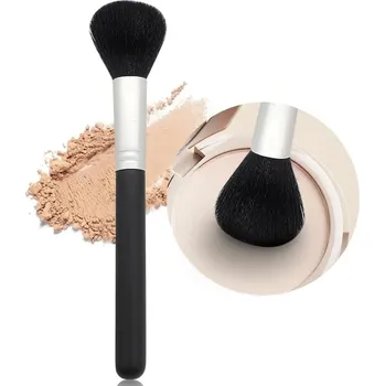 Kosmetický štětec Černý štětec na make up s hustými syntetickými štětinami | štětec, kosmetická pomůcka - 1ks-200006152