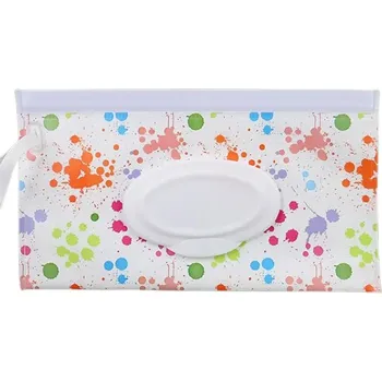 Hygienický ubrousek Praktické pouzdro na vlhčené ubrousky s přezkou | obal, doplněk ke kočárku - B.