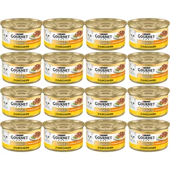 Krmivo pro kočku Purina Gourmet Gold Sauce Delight s kuřecím masem 48x85g