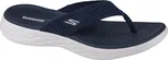 Tmavě modré dámské žabky Skechers On The Go 600 Sunny 140037-NVY Velikost: 39