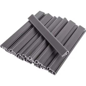 Příslušenství pro plot Klipsy Strend Pro EUROSTANDARD, pro uchycení stínící pásky 19 cm, antracit, RAL7016, bal. 20 ks