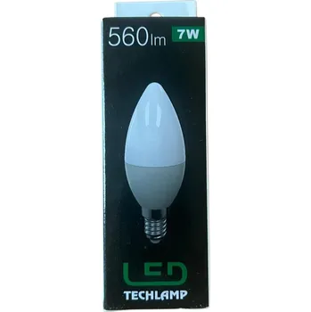 Žárovka LED E14 7W 3000K 560lm svíčka