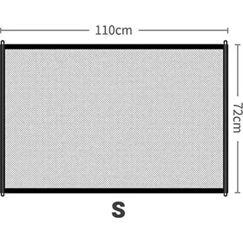 Dětská zábrana Přenosná dětská zábrana na schody a dveře | dětská zábrana, bezpečnostní branka - 110x72cm